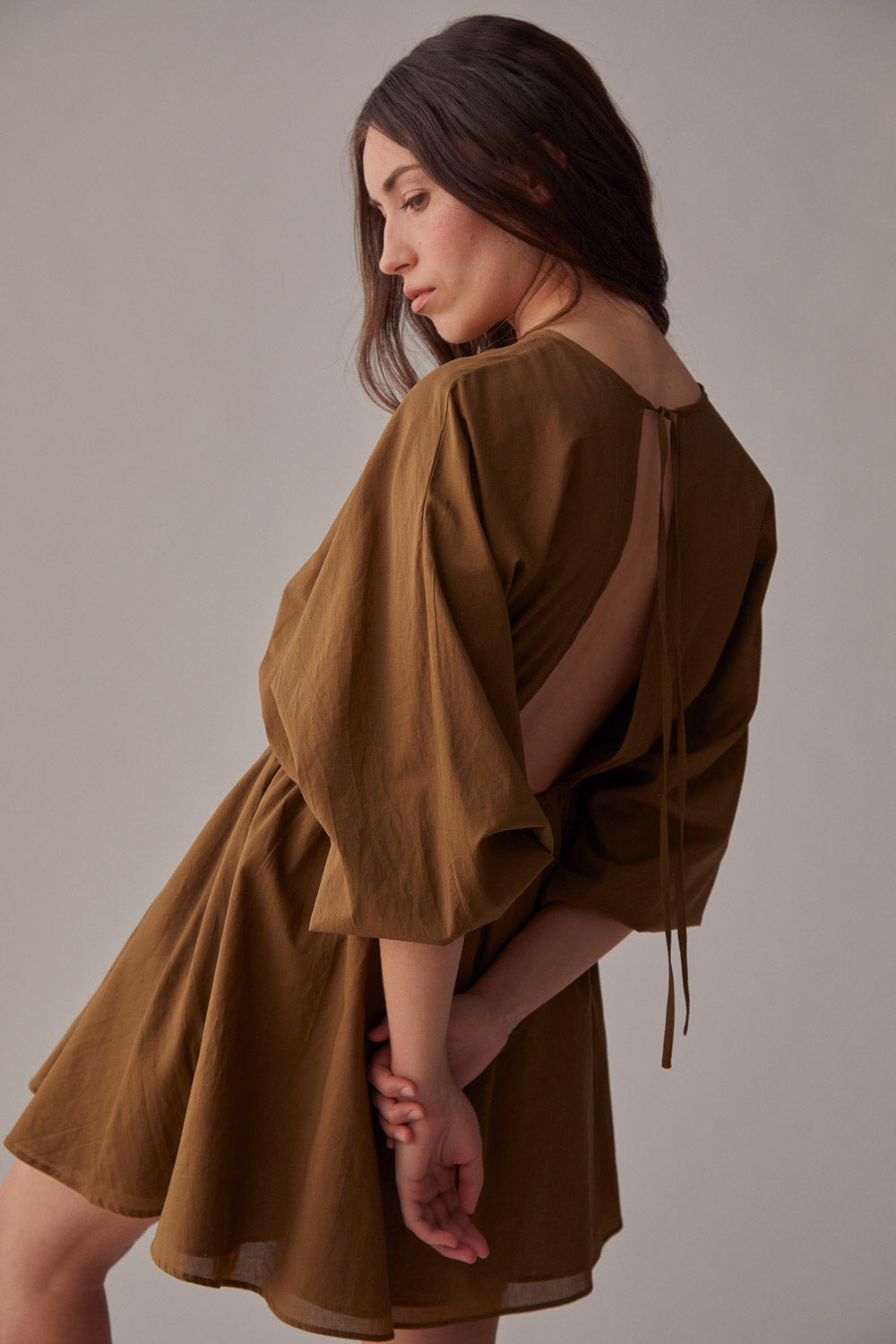 The Open Back Mini Dress 03