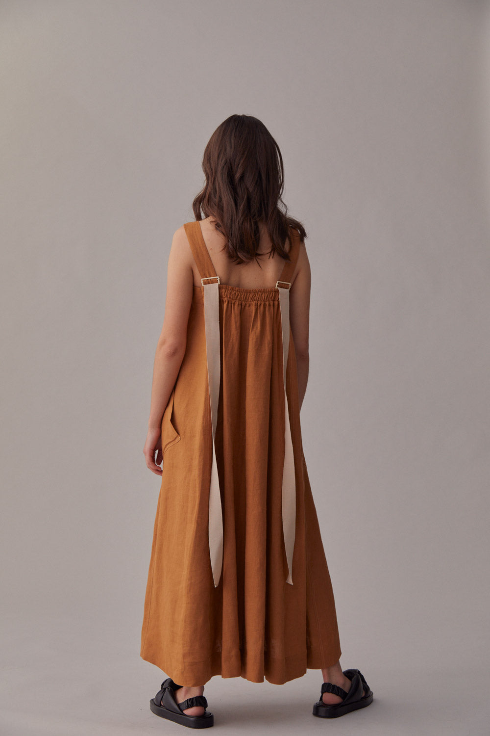 The Two Buckles Strap Dress 01